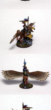 Warmaster Empire Hero on Griffon by UnlimitedColours
