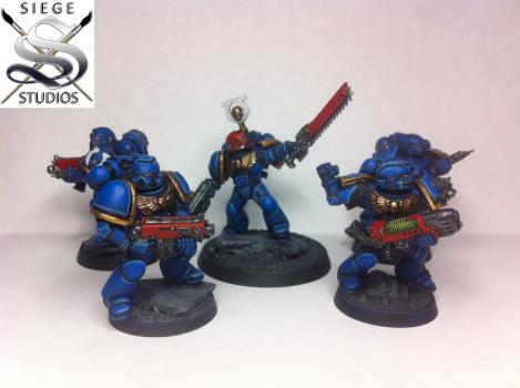 Ultramarine Combat Squad by Siegestudios