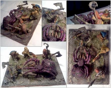 Gnoblar spider attack by Ppistike