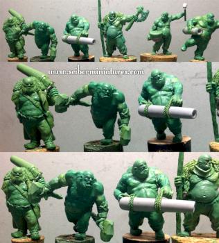 Ogres work in progress by Scibor
