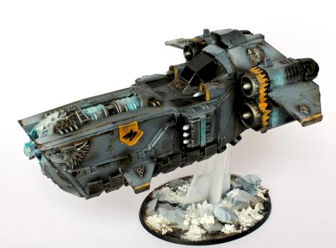 Space Wolves Stormfang Gunship by ThirdEyeNuke