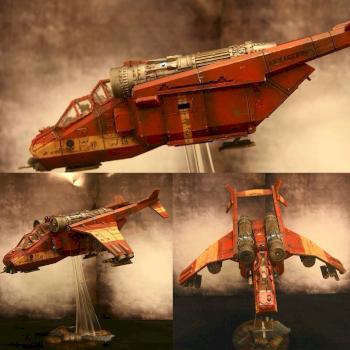 Imperial Guard Valkyrie ( Astra Militarum ) by Broon