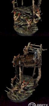 Zombie outpost Diorama by Awaken Realms