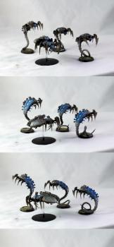 Necrons Canoptek Wraiths and Spyder by Struna