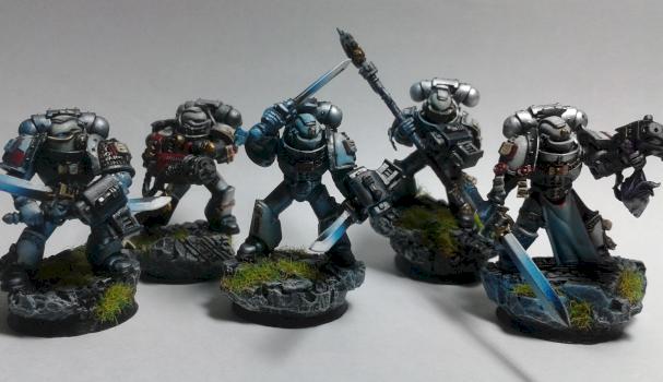 Grey Knights Purifier Squad by Oneiromante