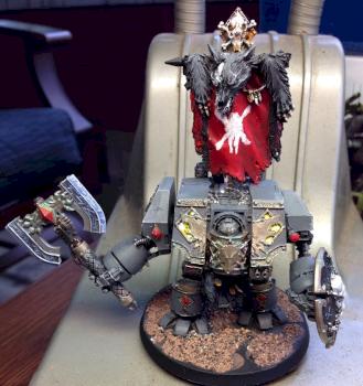 Space Wolves Venerable Dreadnaught by telegramsam70