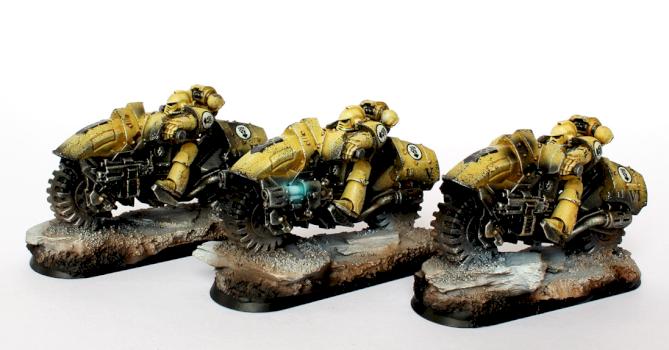 Imperial Fist Outrider Squadron by ThirdEyeNuke