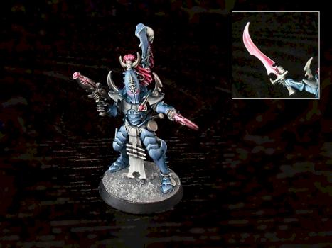 Dark Eldar Kabalite Warrior Sybarite by barjed