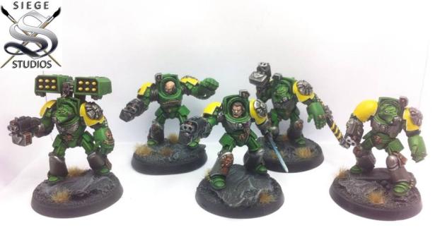Miniwargaming Terminator Squad by Siegestudios