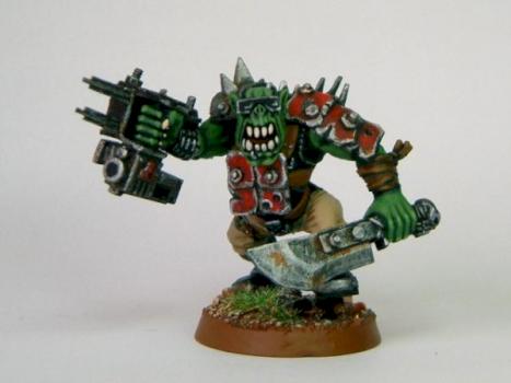 another Ork with plastic-card-klaw by DonUlfo