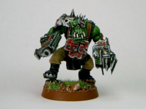 Ork with plastic-card-klaw by DonUlfo