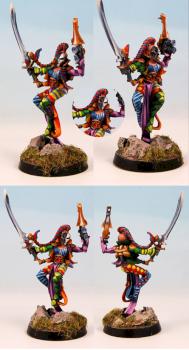 Warhammer 40K Eldar Harlequin by rene