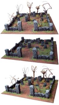 Fantasy Terrain Cementery Graveyard #2 by TheMasterOfTerrains