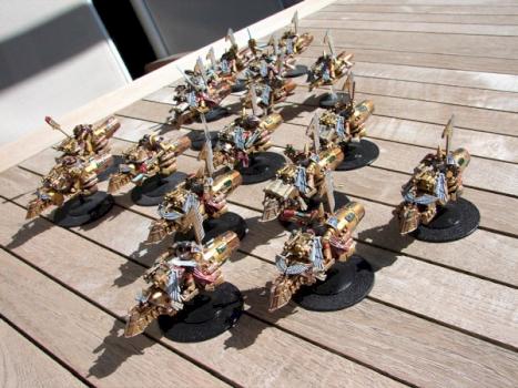 Legio Custodes JetBike ARMY by GregorEisenhorn