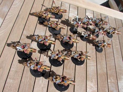 Legio Custodes JetBike ARMY by GregorEisenhorn