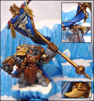 Captain Argo, Chapter-Master of the Draco Argentum by mykijonez