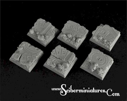 Egyptian Bases 25mm by Scibor