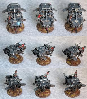 Ravenwing Land Speeder Squadron by Yellow Spacemarine