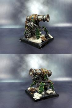 Proxy for a dwarven canon by Serathy