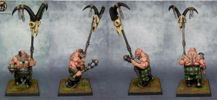 Ogre with Banner Pole by KujoPainting