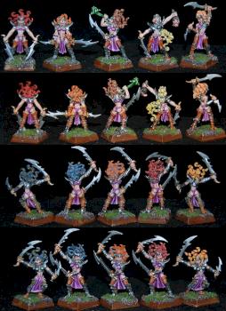10 Dark elves witches by capopik