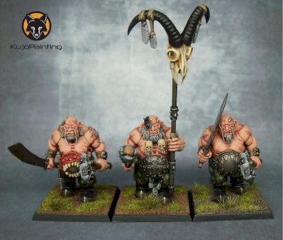 Three Ogres by KujoPainting