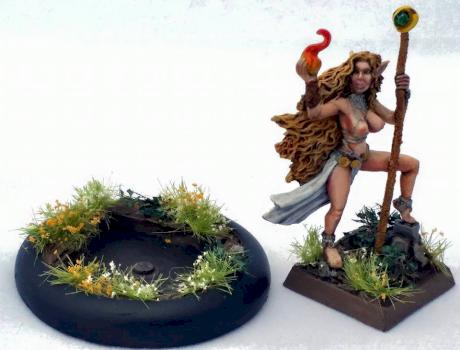 Zeldriia Elf Sorceress by TheHappyHalfling