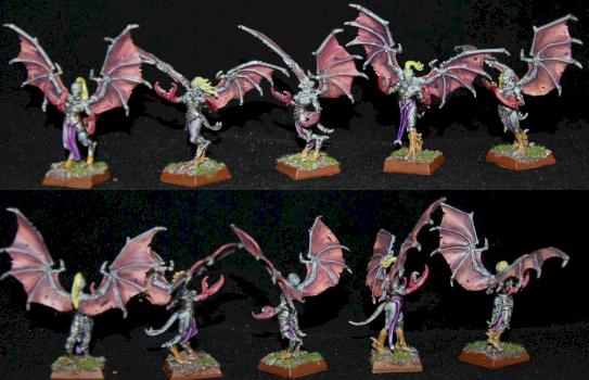 5 converted dark elf harpie by capopik
