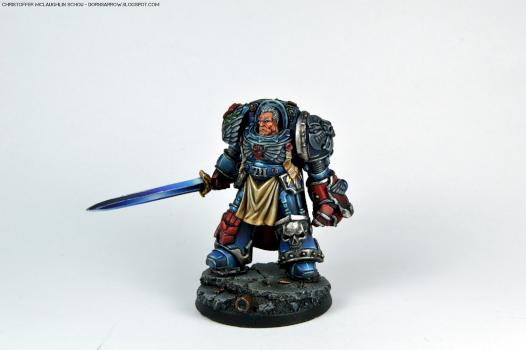Crimson Fists Terminator Captain by Piratos