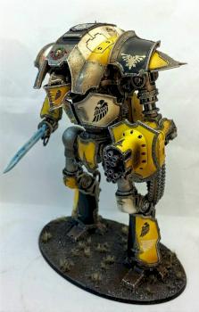 Castigator Knight Titan, House Hawkshroud by TheHappyHalfling