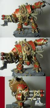 Berserker Helbrute by Rerclusiarch