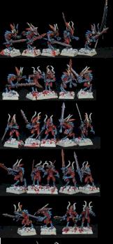 27 bloodletters of Khorne by capopik