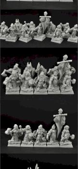 Female Dwarves Regiment by Scibor