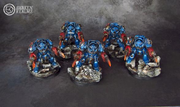 Crimson Fists Assault Terminators by Awaken Realms