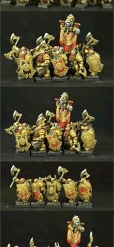 Dwarves Veterans Regiment painted by Scibor