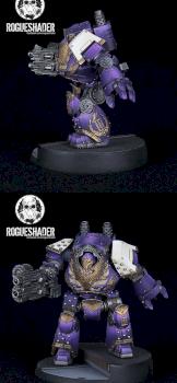 Emperor's Children Contemptor Dreadnought by RogueShader