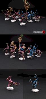 Daemons of Chaos Horrors of Tzeentch by SavageDPainting