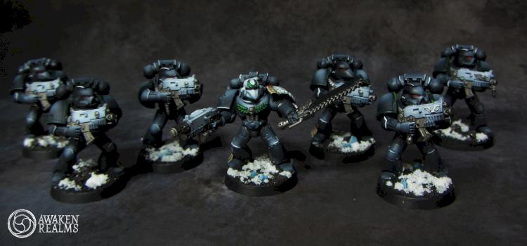 Space Marines Raven Guard Tactical Squad by Awaken Realms