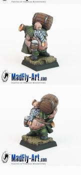 Dwarf Reveller by MadFlyArtStudio