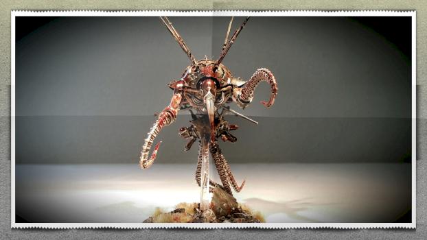 Dark Eldar Scarlet Epicureans Cronos by Omkara