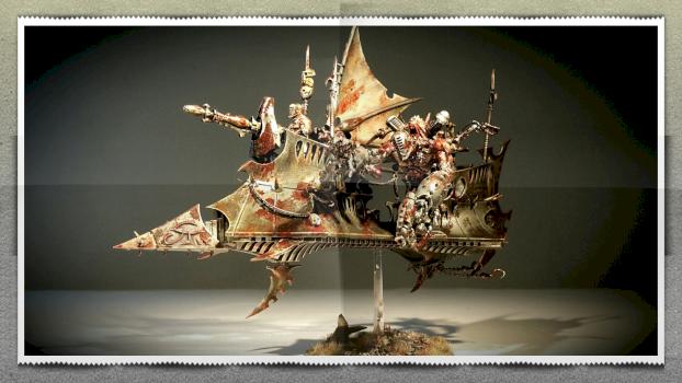Dark Eldar Grotesquerie Raider by Omkara