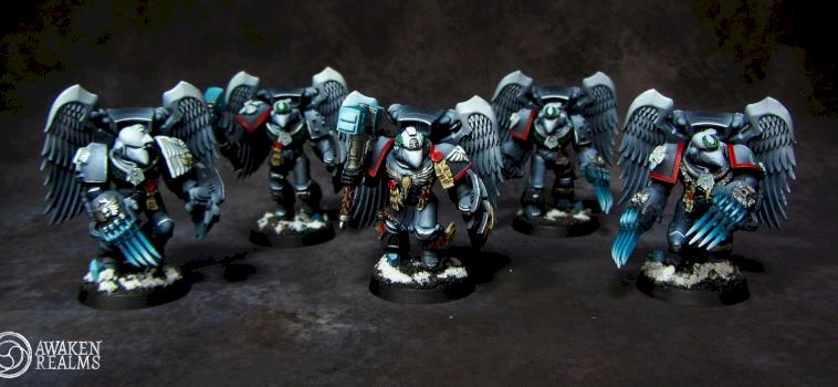 Space Marines Raven Guard Veterans by Awaken Realms