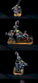 ORK WARBOSS ON WARBIKE by DrD