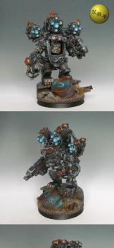 Ork Mek in Mega Armour by nels0nmac
