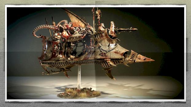 Dark Eldar Grotesquerie Raider by Omkara