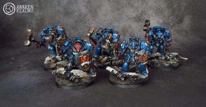 Crimson Fists Assault Terminators by Awaken Realms