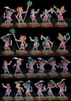 11 Dark elves witches by capopik
