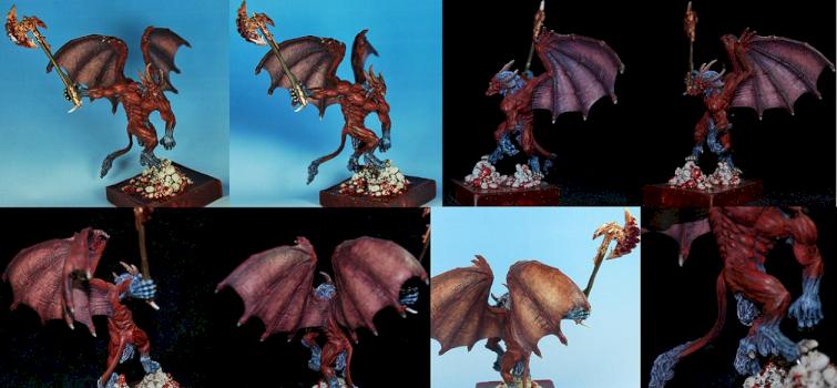 Khorne Bloodthirster - Buveur de sang by capopik