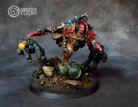 Horus Heresy Angron the Red Angel, Primarch of the World Eaters by Awaken Realms