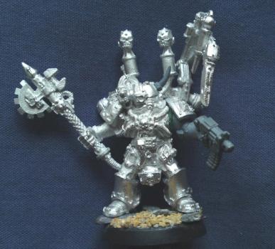 Iron Warriors Chaos Space Marine Lord / Warsmith by Aryllon